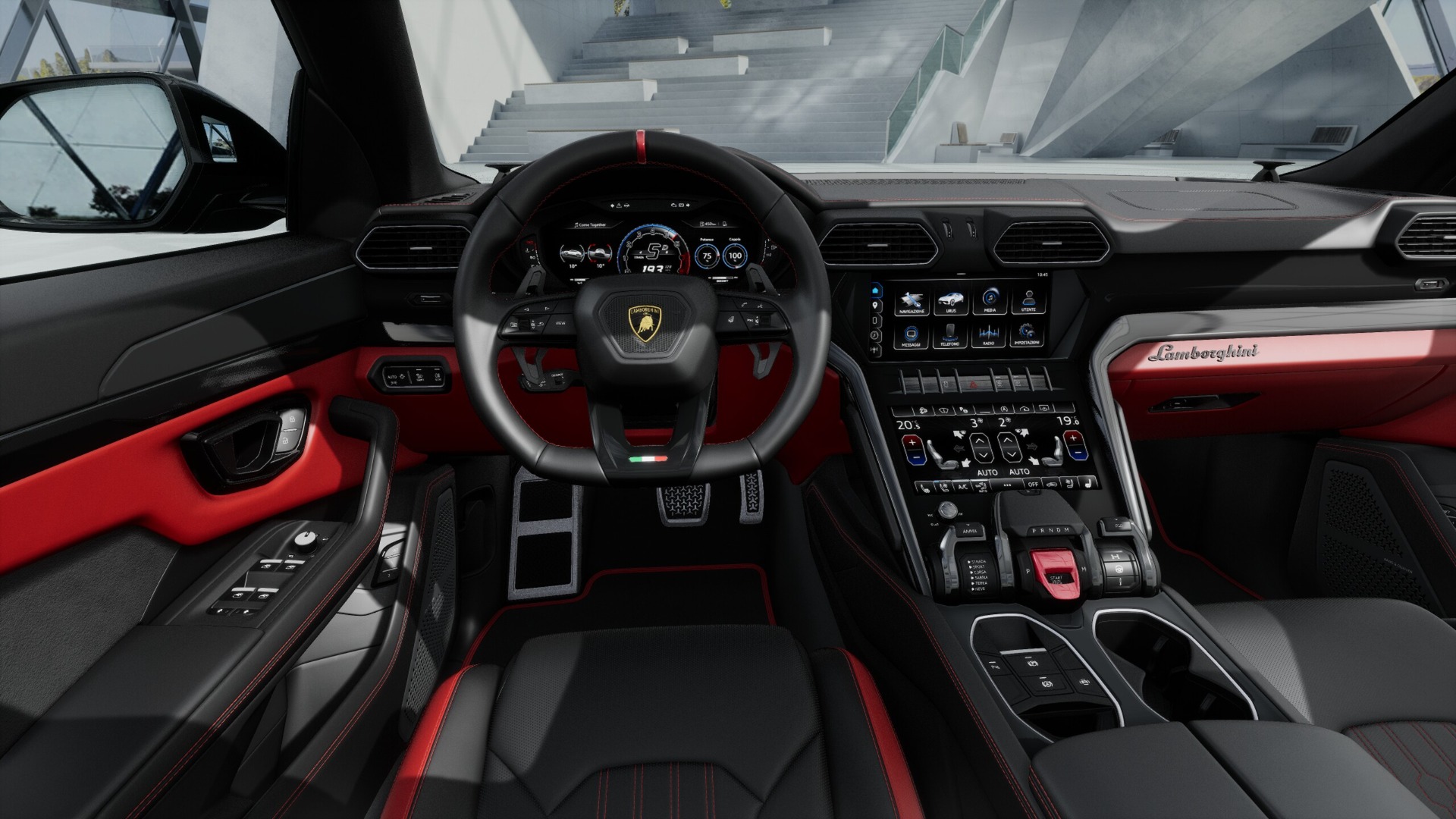Lambo Urus Interior Front